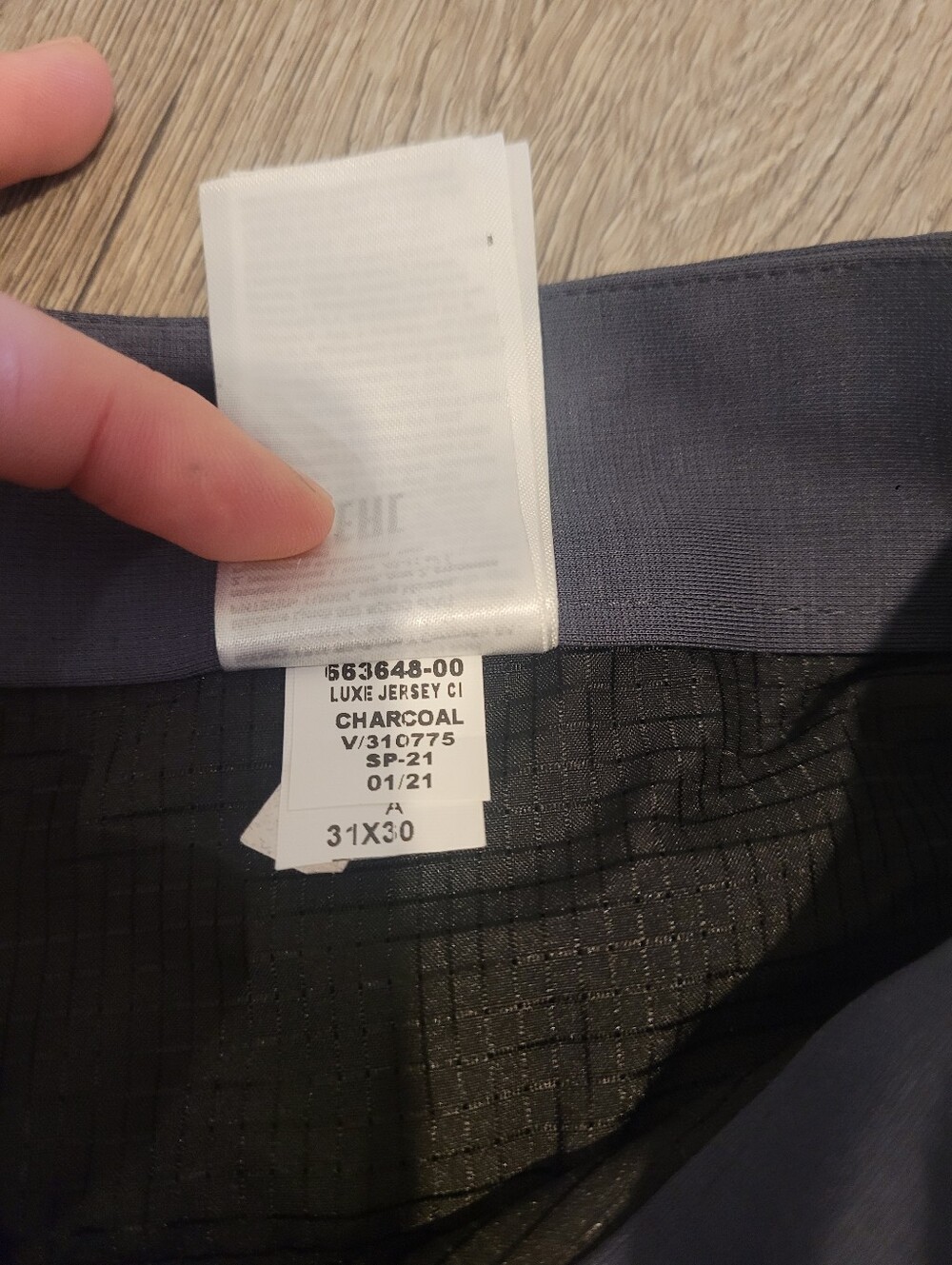 NWT Banana Republic Luxe City Pants Slim Fit Gray 31x30 - Picture 7 of 10